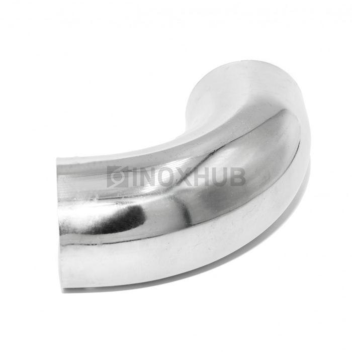 Отвод деревянного или пластикового поручня, Ø49.0 мм, AISI 201, GRIT 600