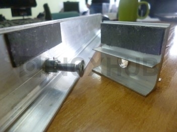 Комплект крышек (44К-6000 Al) профиль 44, L=6000мм (2 шт), не анодированный алюминий