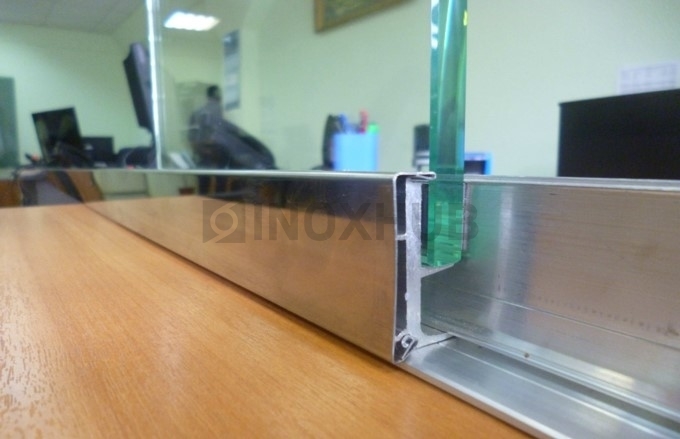 Комплект крышек (44К-6000 AL) профиль 44, L=6000 мм (2 шт), Анодированный алюминий