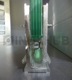 Набор зажимной, профиль 44 (база 44-3000), L=3000мм, без крышек