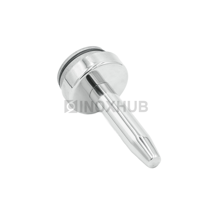 Наконечник штырь с резинками, Ø38.1 мм, AISI 304, GRIT 600