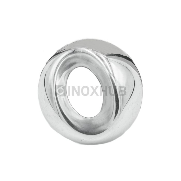 Соединение поручня со стойкой штамп. под 90°, Ø32.0 мм, AISI 304, GRIT 600