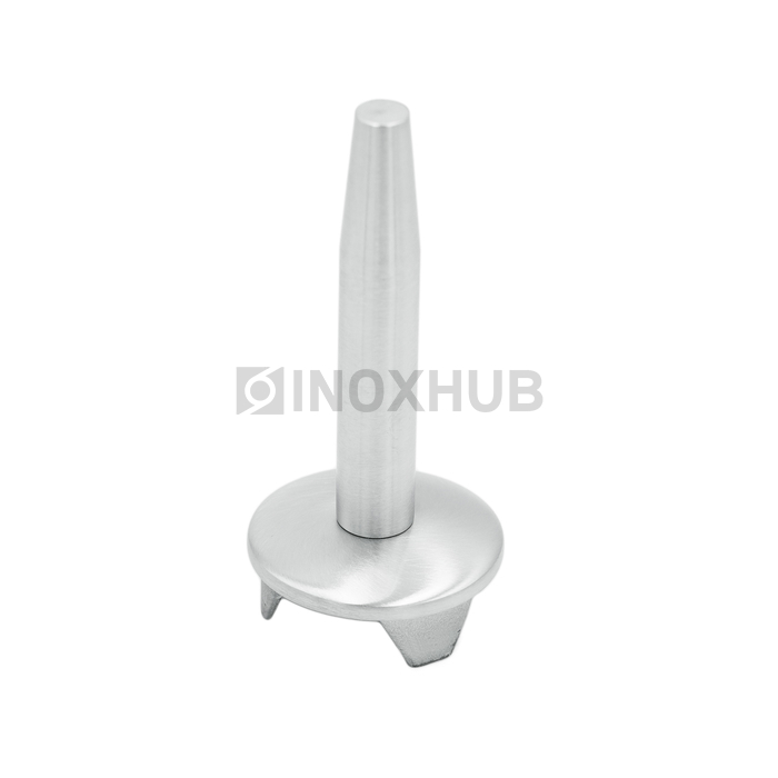 Наконечник штырь сварной облегченный Ø38.1 мм AISI 304 GRIT 320