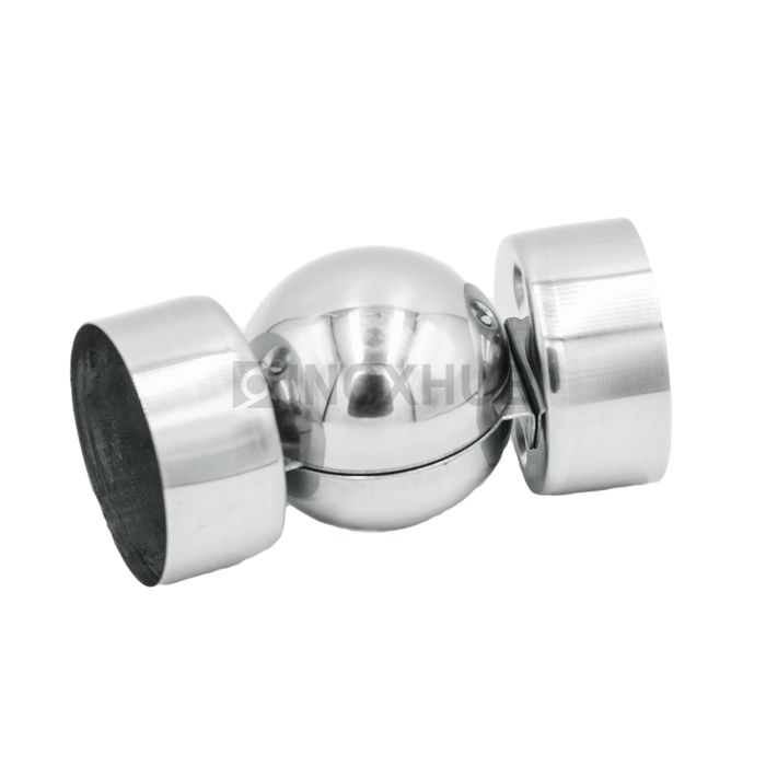 Поворот шаровой деревянного или пластикового поручня Ø49.0×1.0 мм AISI 304 GRIT 600