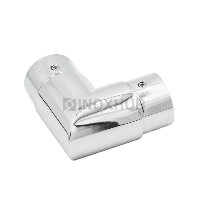 Отвод для поручня с пазом, Ø42.4 мм, AISI 304, GRIT 600