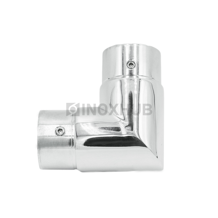 Отвод для поручня с пазом, Ø42.4 мм, AISI 304, GRIT 600