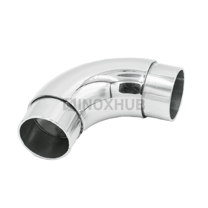 Отвод со вставками Ø42.4×1.5 мм AISI 304 GRIT 600