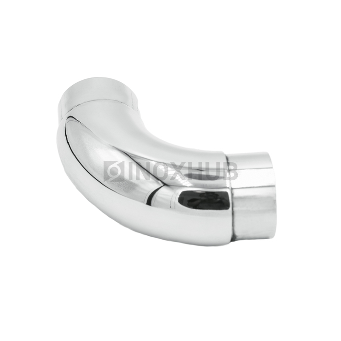 Отвод со вставками, Ø42.4×1.5 мм, AISI 304, GRIT 600