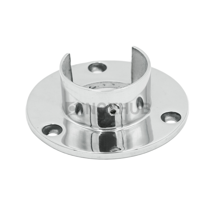 Фланец для поручня с пазом Ø48.3 мм AISI 304 GRIT 600