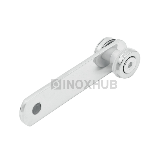 Стеклодержатель пластина оконечный м/о 85, стекло 6.0-18.0 мм, AISI 304, GRIT 600