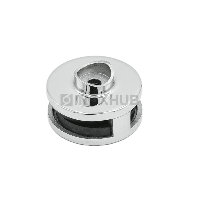 Стеклодержатель литой двойной зажимной Ø38.1×60.0 мм стекло 8.0 мм AISI 304 GRIT 600