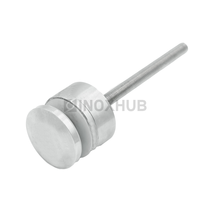 Точечный стеклодержатель с доп. регулировкой стекло 6.0-30.0 мм М10 AISI 304 GRIT 320