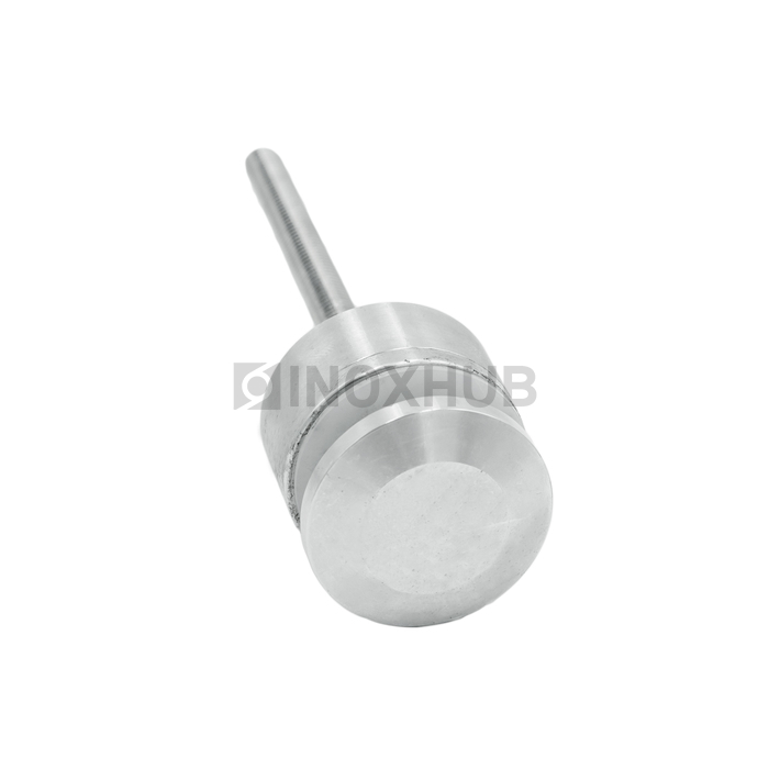 Точечный стеклодержатель с доп. регулировкой, стекло 6.0-30.0 мм, М10, AISI 304, GRIT 320