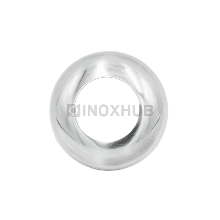 Низ стойки малый декоративный, Ø25.4×50.0 мм, AISI 304, GRIT 600