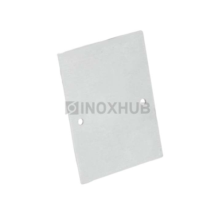 Торцевая заглушка на профиль 80, Анодированный алюминий