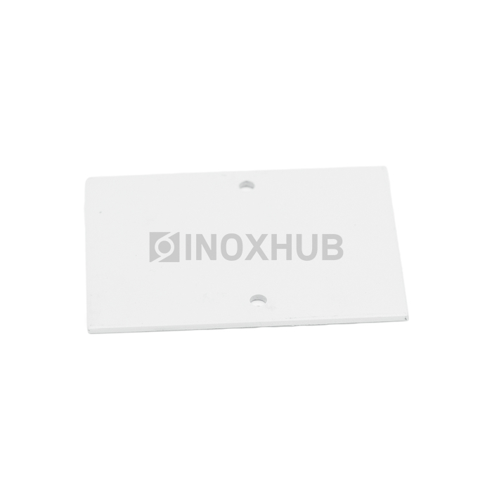 Торцевая заглушка на профиль 80 RAL 9006 серый металлик