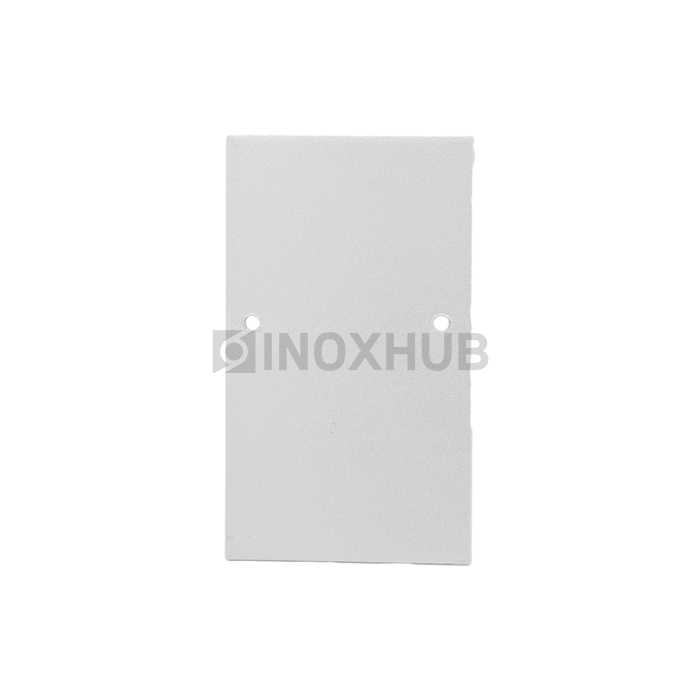 Торцевая заглушка на профиль 106, RAL 9006 серый металлик