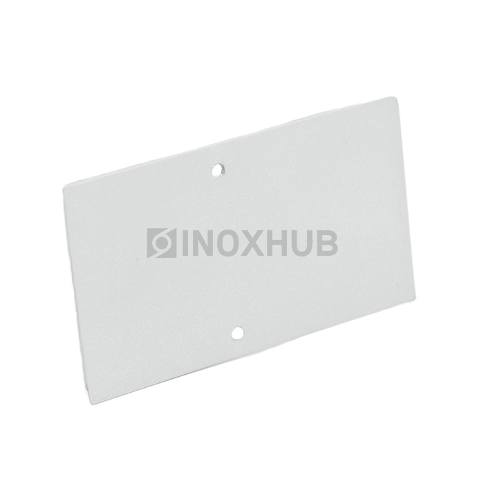 Торцевая заглушка на профиль 106 RAL 9006 серый металлик