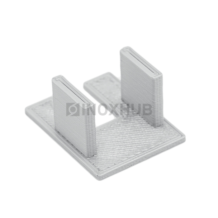 Торцевая заглушка на профиль 44, ПВХ, цвет серый