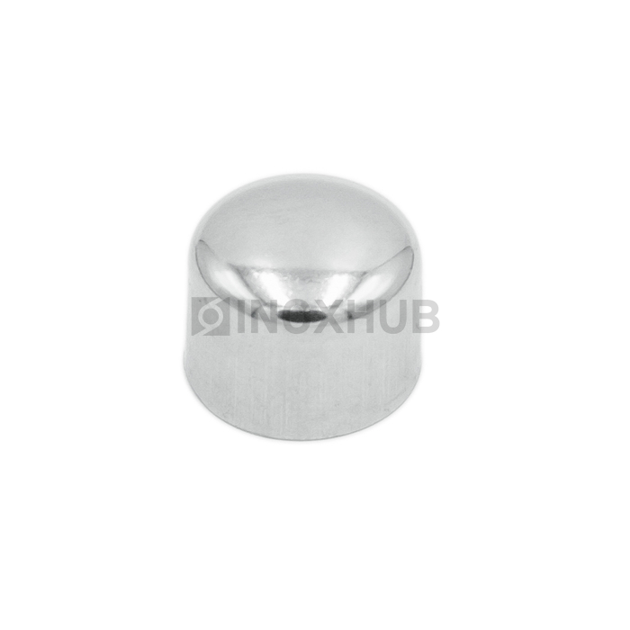 Заглушка внешняя штамп. Ø16.0 мм AISI 304 GRIT 600