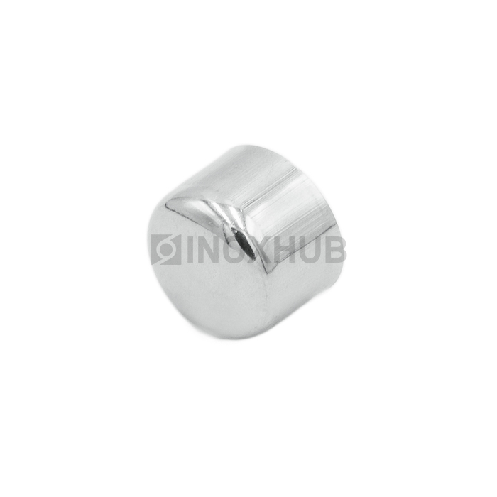 Заглушка внешняя штамп., Ø16.0 мм, AISI 304, GRIT 600