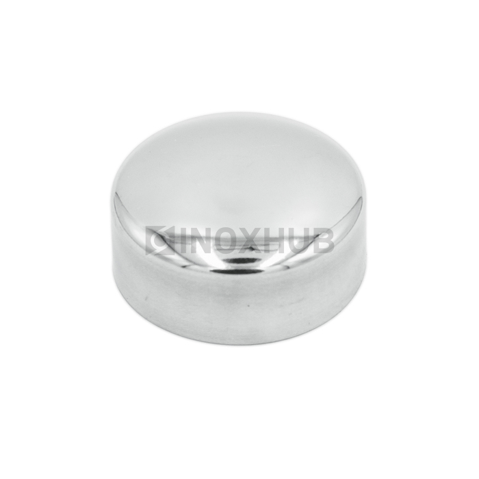 Заглушка внешняя штамп. Ø38.1 мм AISI 304 GRIT 600