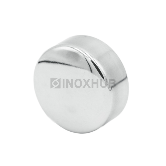 Заглушка внешняя штамп., Ø38.1 мм, AISI 304, GRIT 600