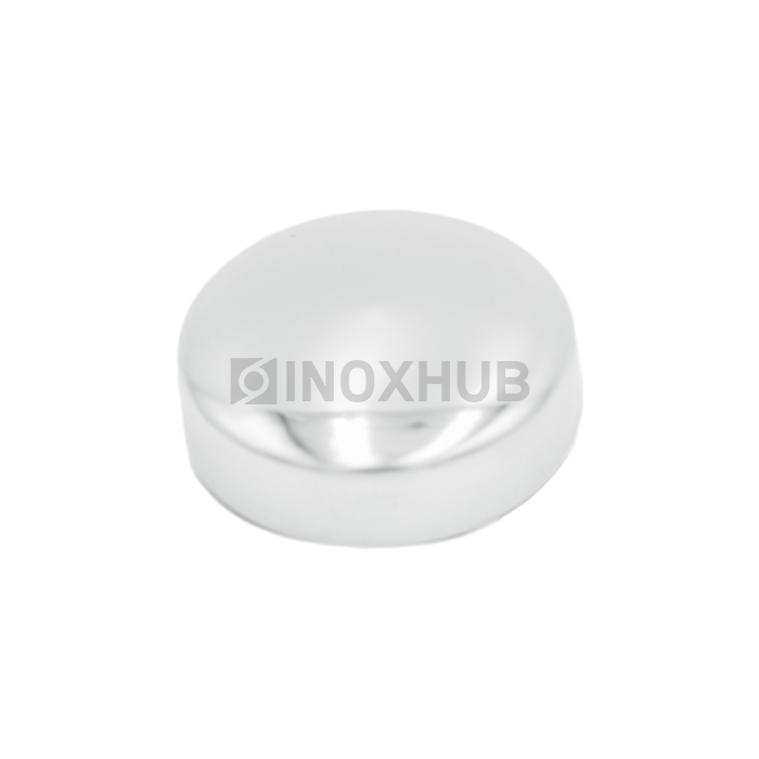 Заглушка внешняя штамп., Ø50.8 мм, AISI 304, GRIT 600