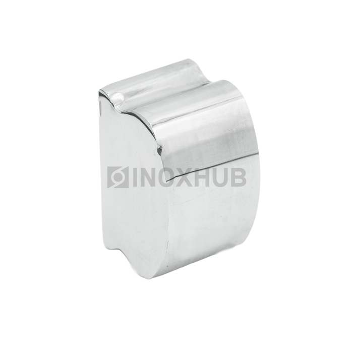 Заглушка фигурная для деревянного или пластикового поручня, 40.0×60.0 мм, AISI 304, GRIT 600