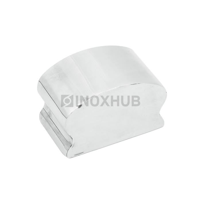 Заглушка фигурная для деревянного или пластикового поручня 40.0×60.0 мм AISI 304 GRIT 600