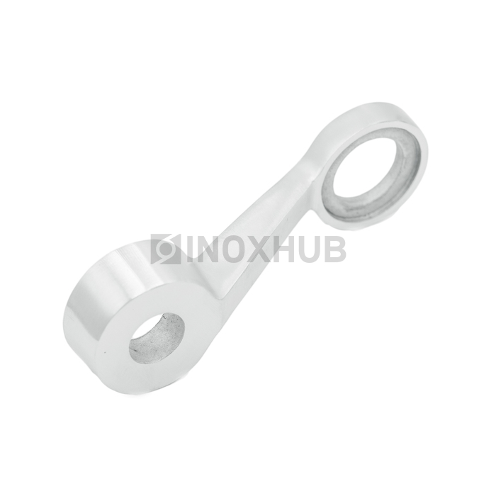 Половина I-образного спайдера, КОРОТКИЙ, AISI 316, GRIT 320 