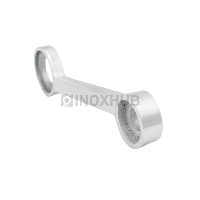 Половина I-образного спайдера, КОРОТКИЙ, AISI 316, GRIT 320 