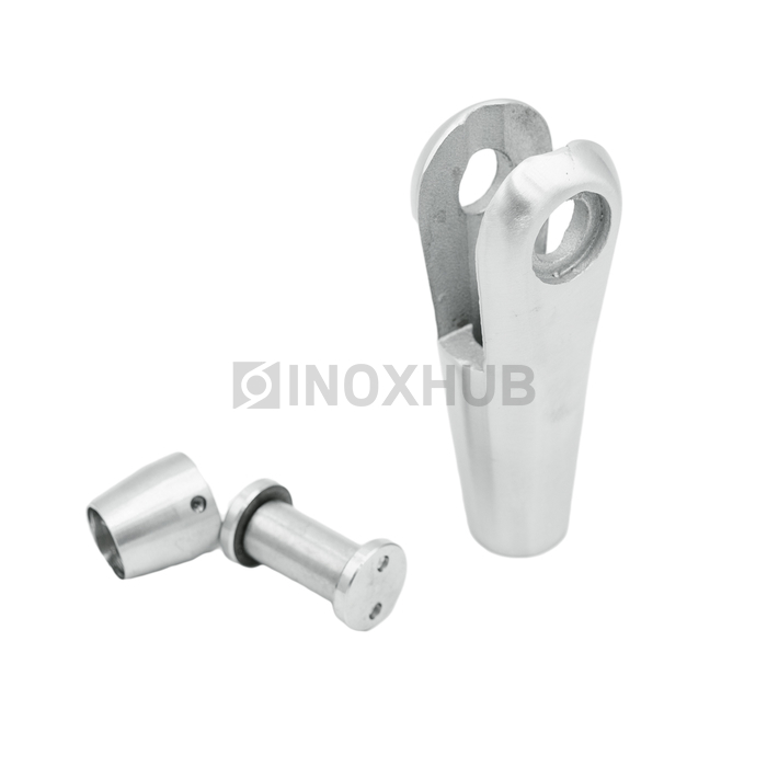 Наконечник для крепления тяги правый M14 шаг Р=2 AISI 316 GRIT 320 