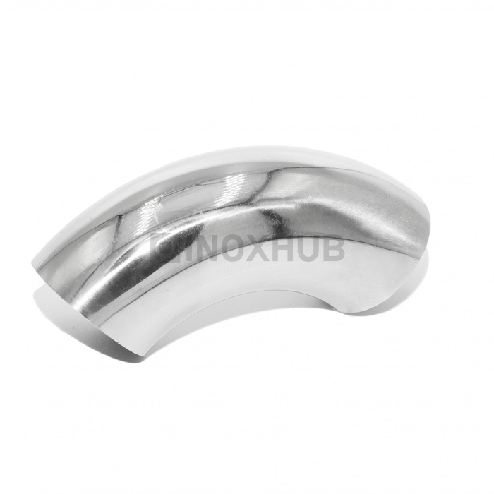 Отвод удлиненный, Ø38.1×1.5 мм, AISI 304, GRIT 600