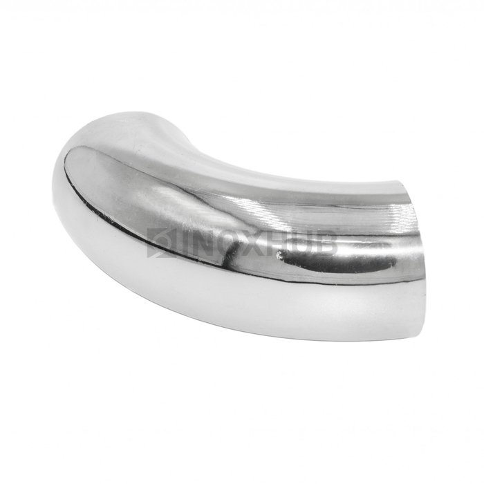 Отвод удлиненный, Ø38.1×1.5 мм, AISI 304, GRIT 600