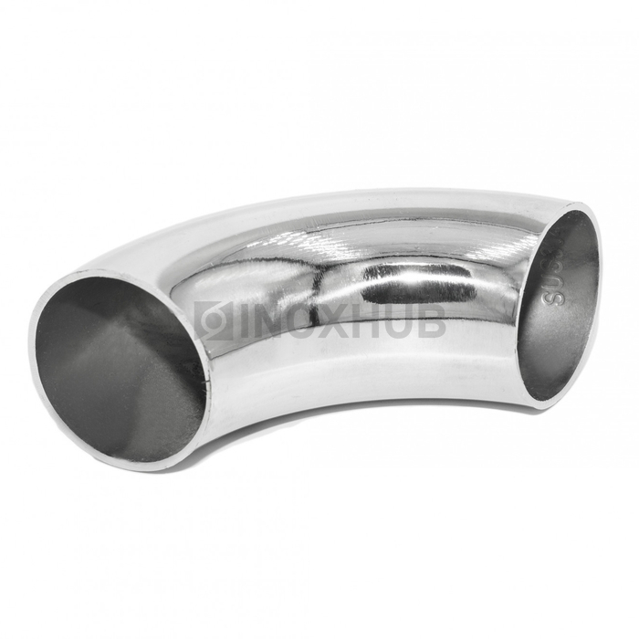 Отвод удлиненный Ø38.1×1.5 мм AISI 201 GRIT 600