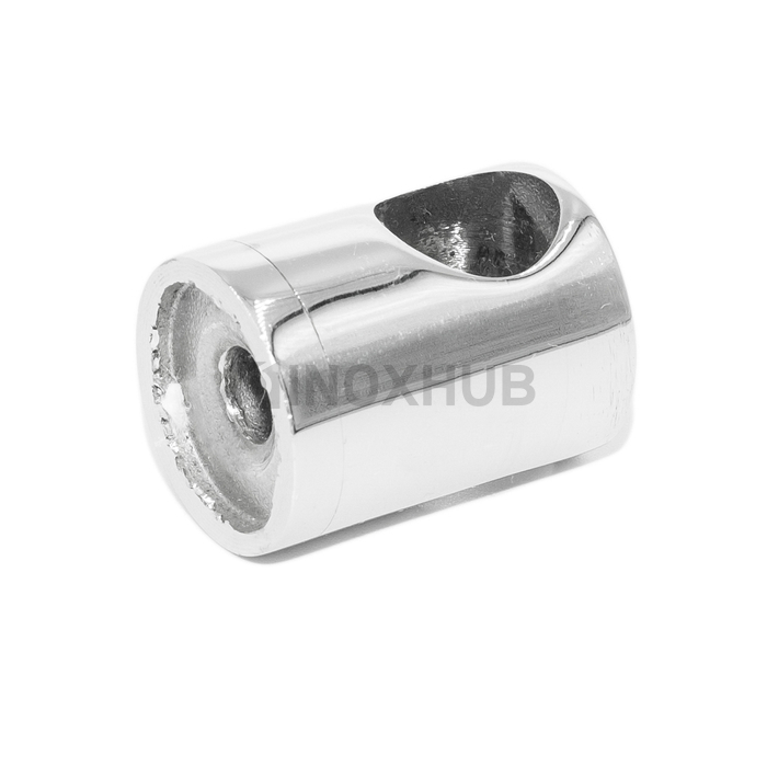 Держатель ригеля под плоскость, Ø12.0 мм, AISI 304, GRIT 600