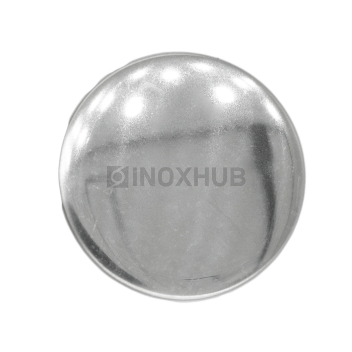 Заглушка штамп. под сварку Ø38.1 мм AISI 304 GRIT 600