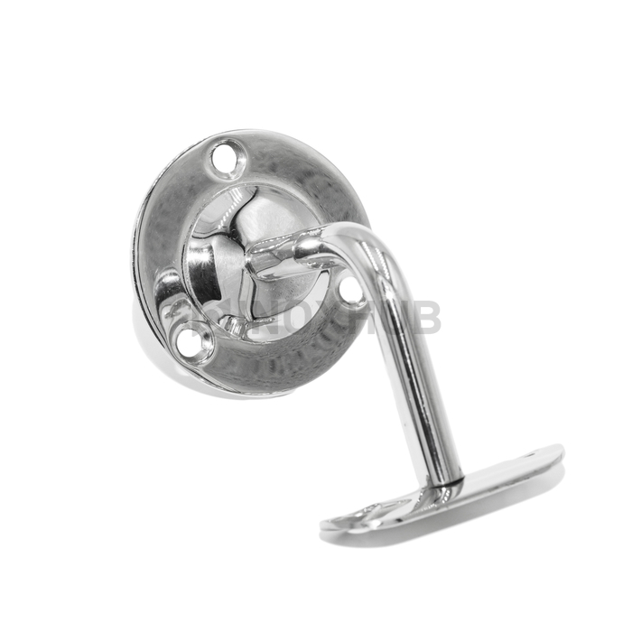 Крепление пристенного поручня с ложементом (Ø50.8), AISI 304, GRIT 600