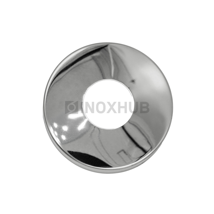 Низ стойки большой декоративный, Ø38.1×100.0 мм, AISI 304, GRIT 600