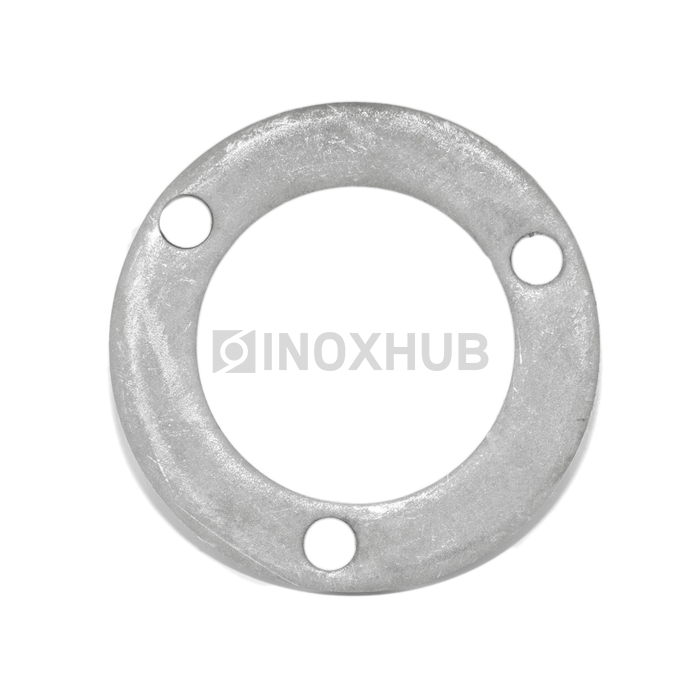 Фланец под сварку, Ø38.1×82.0×3.0 мм, AISI 304, GRIT 600