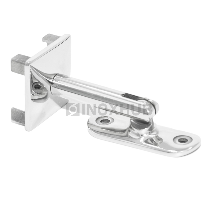 Наконечник штырь литой облегченный с ложементом (Ø50.8) регулируемый, 40.0×40.0 мм, AISI 304, GRIT 600