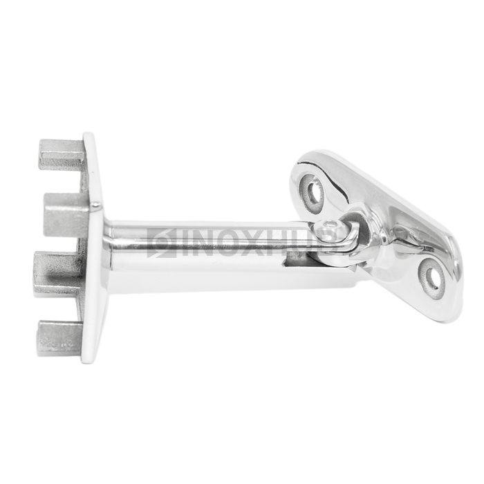 Наконечник штырь литой облегченный с ложементом (Ø50.8) регулируемый, 40.0×40.0 мм, AISI 304, GRIT 600