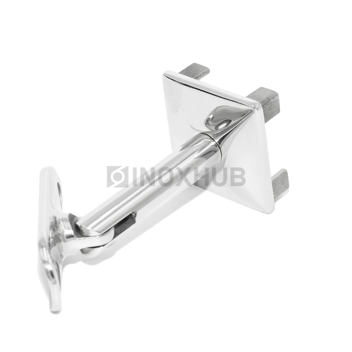 Наконечник штырь литой облегченный с ложементом (Ø50.8) регулируемый, 40.0×40.0 мм, AISI 304, GRIT 600