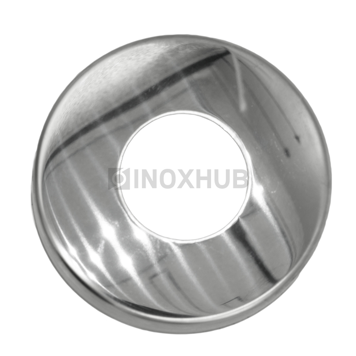 Низ стойки большой декоративный, Ø42.4×100.0 мм, AISI 304, GRIT 600