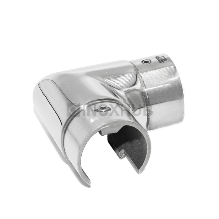Отвод для поручня с пазом Ø48.3 мм AISI 304 GRIT 600