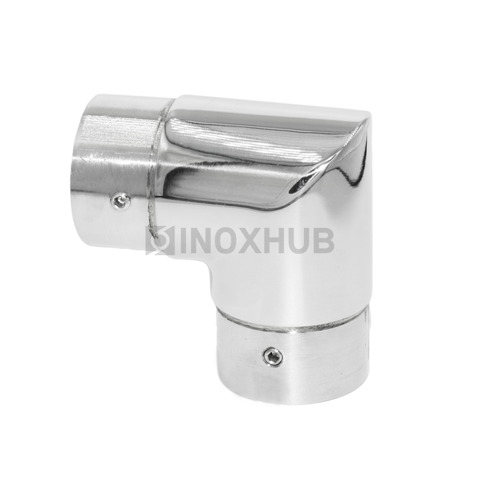 Отвод для поручня с пазом, Ø48.3 мм, AISI 304, GRIT 600