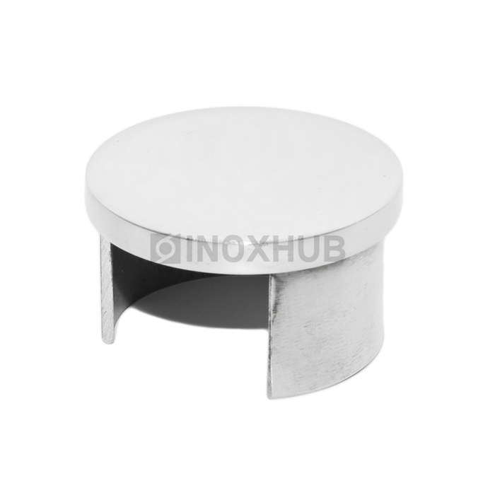 Заглушка для поручня с пазом Ø42.4 мм AISI 304 GRIT 600