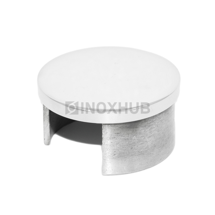 Заглушка для поручня с пазом Ø48.3 мм AISI 304 GRIT 600