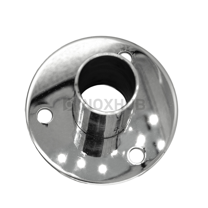 Треханкерная закладная для крепления стойки Ø38.1 мм, AISI 201, GRIT 600